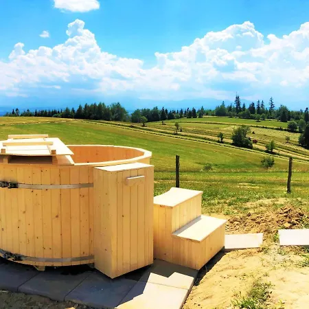 Osada Janosika Jacuzzi Drewniany Domek Na Odludziu Klikuszowa Exterior photo